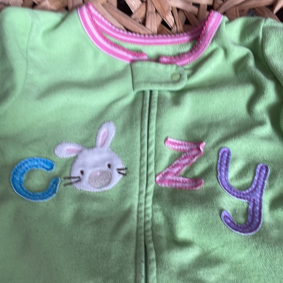 18 Month Carters zip-up Footie pajamas - Picture 4 of 9
